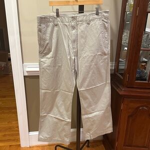 GAP Khaki Loose Boot Fit Pants